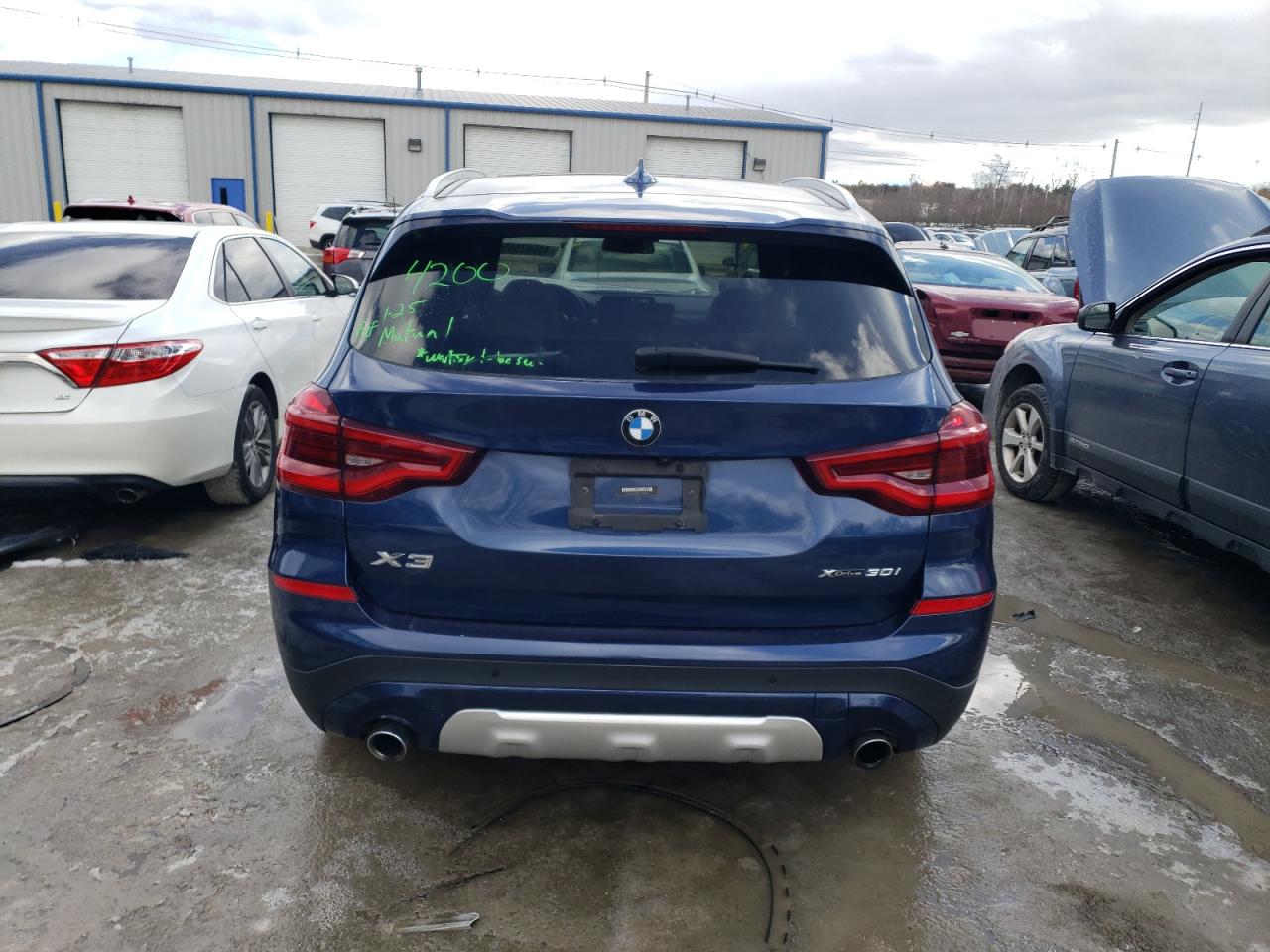 2020 BMW X3 VIN 5UXTY5C0XL9C90263 Copart auction photo, front end damage thumbnail 6
