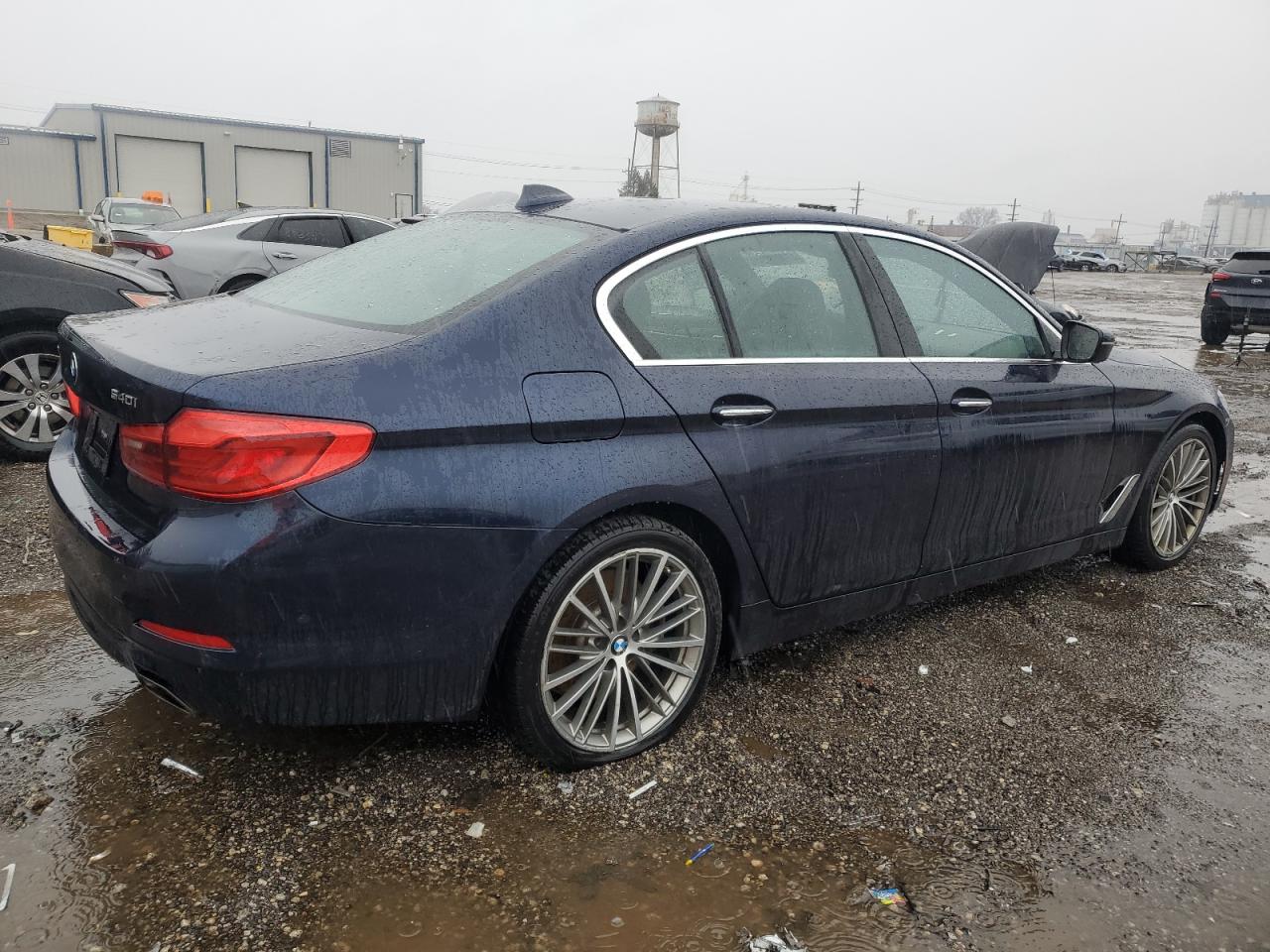2017 BMW 5er VIN WBAJE7C30HG887202 Copart auction photo, front end damage thumbnail 3