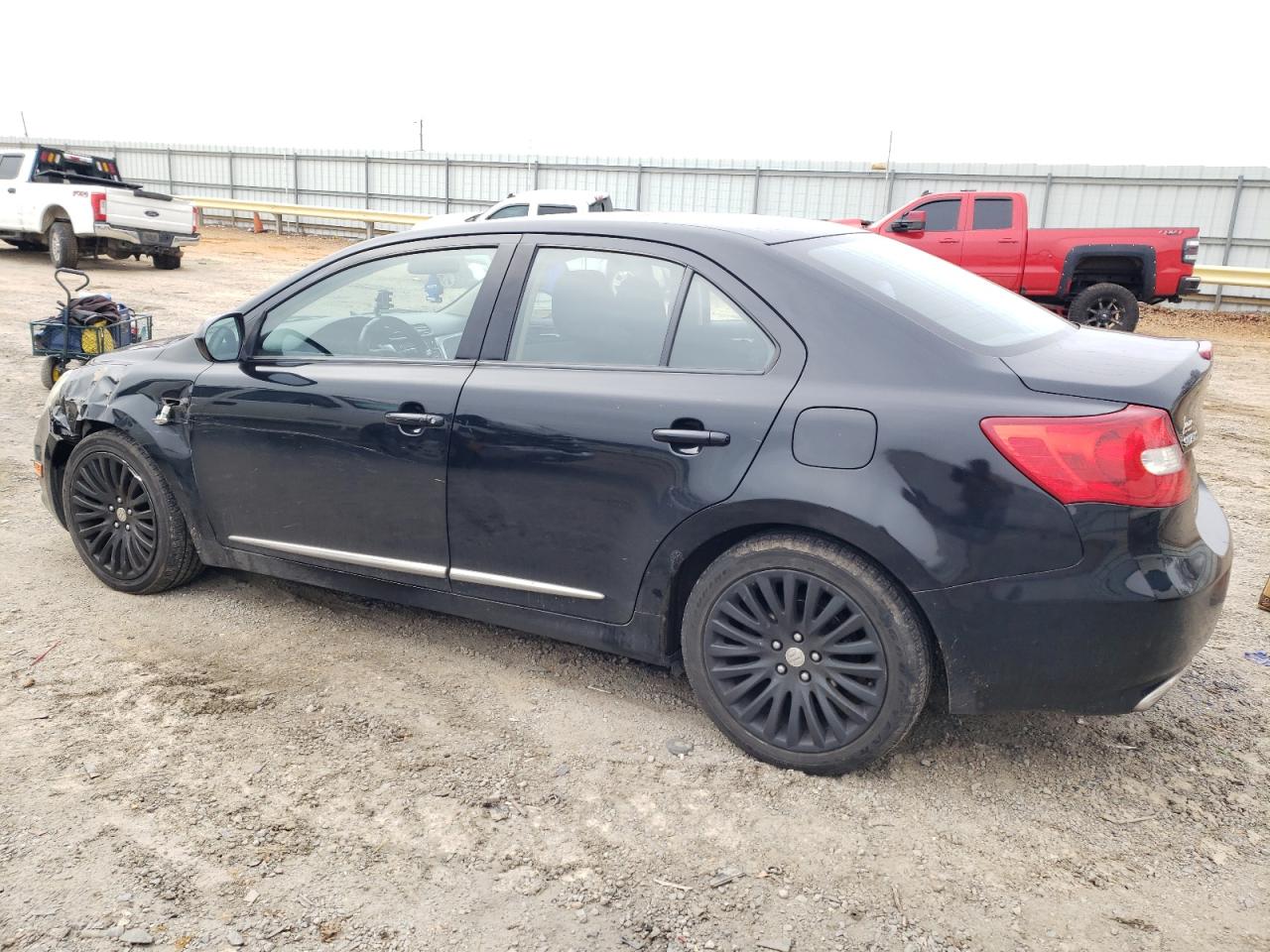 2011 Suzuki Kizashi VIN JS2RF9A38B6111159 Copart auction photo, front end / side damage thumbnail 2