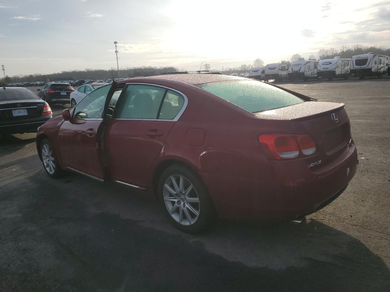 2006 Lexus GS 300 VIN JTHCH96S060015771 Copart auction photo, side / rear end damage thumbnail 2