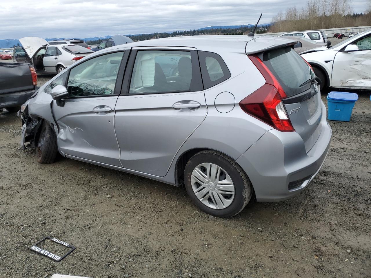 2020 Honda Fit VIN 3HGGK5H43LM711076 Copart auction photo, front end / side damage thumbnail 2