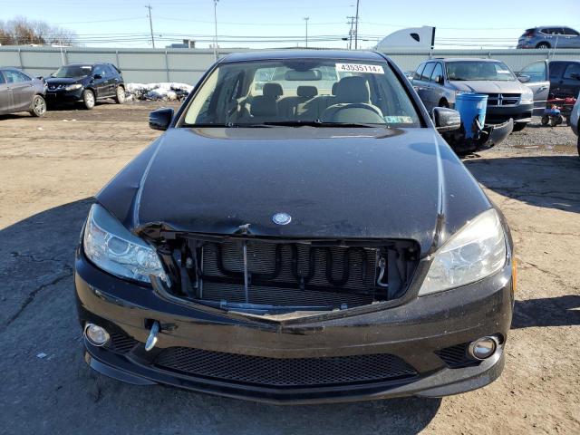 2010 Mercedes-Benz C-klasse VIN WDDGF8BB2AR116880 Copart auction photo, front end damage thumbnail 5