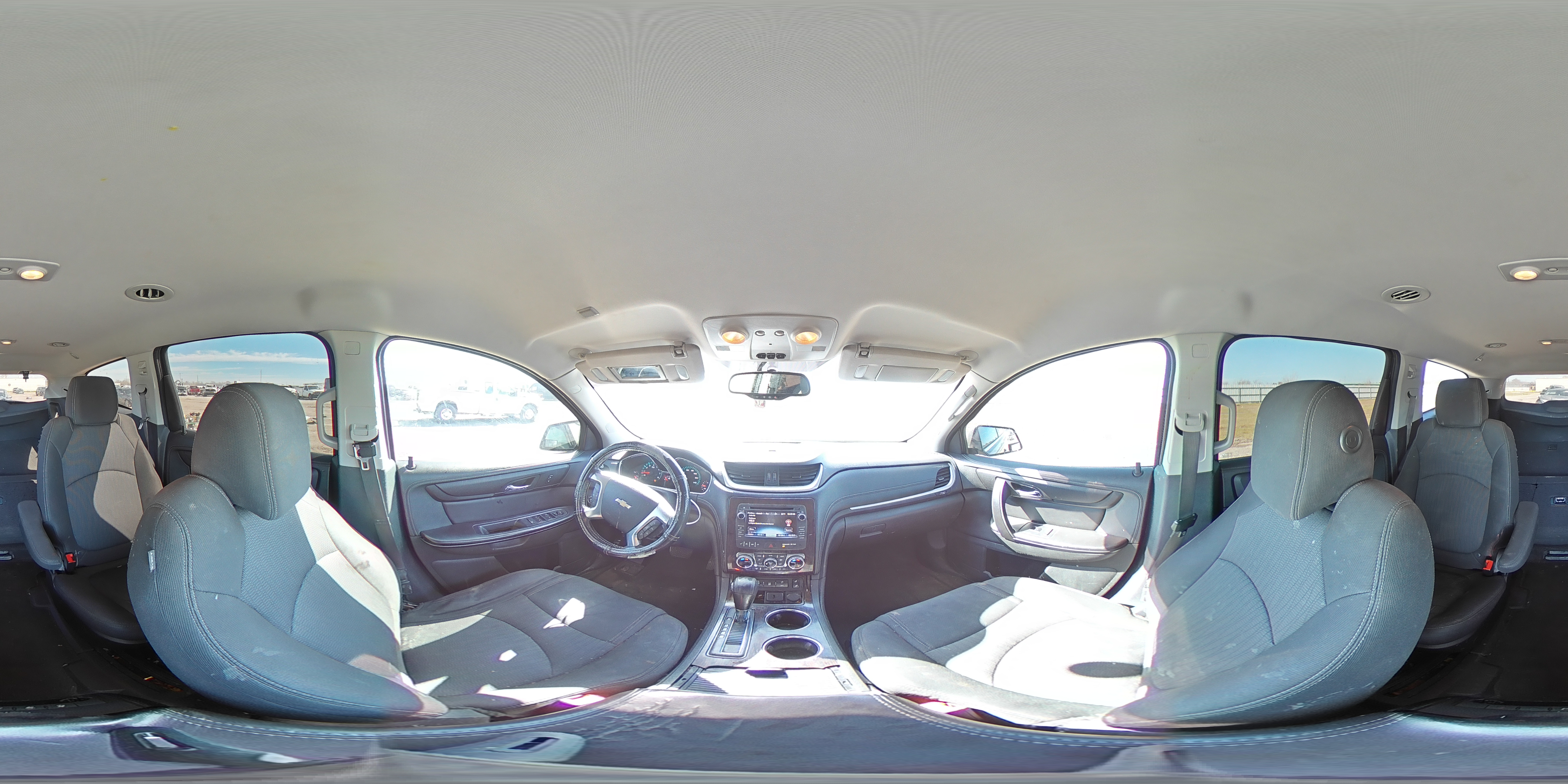 2015 Chevrolet Traverse VIN 1GNKRHKD3FJ177889 Copart auction photo, rear end / minor dent/scratches damage thumbnail 13