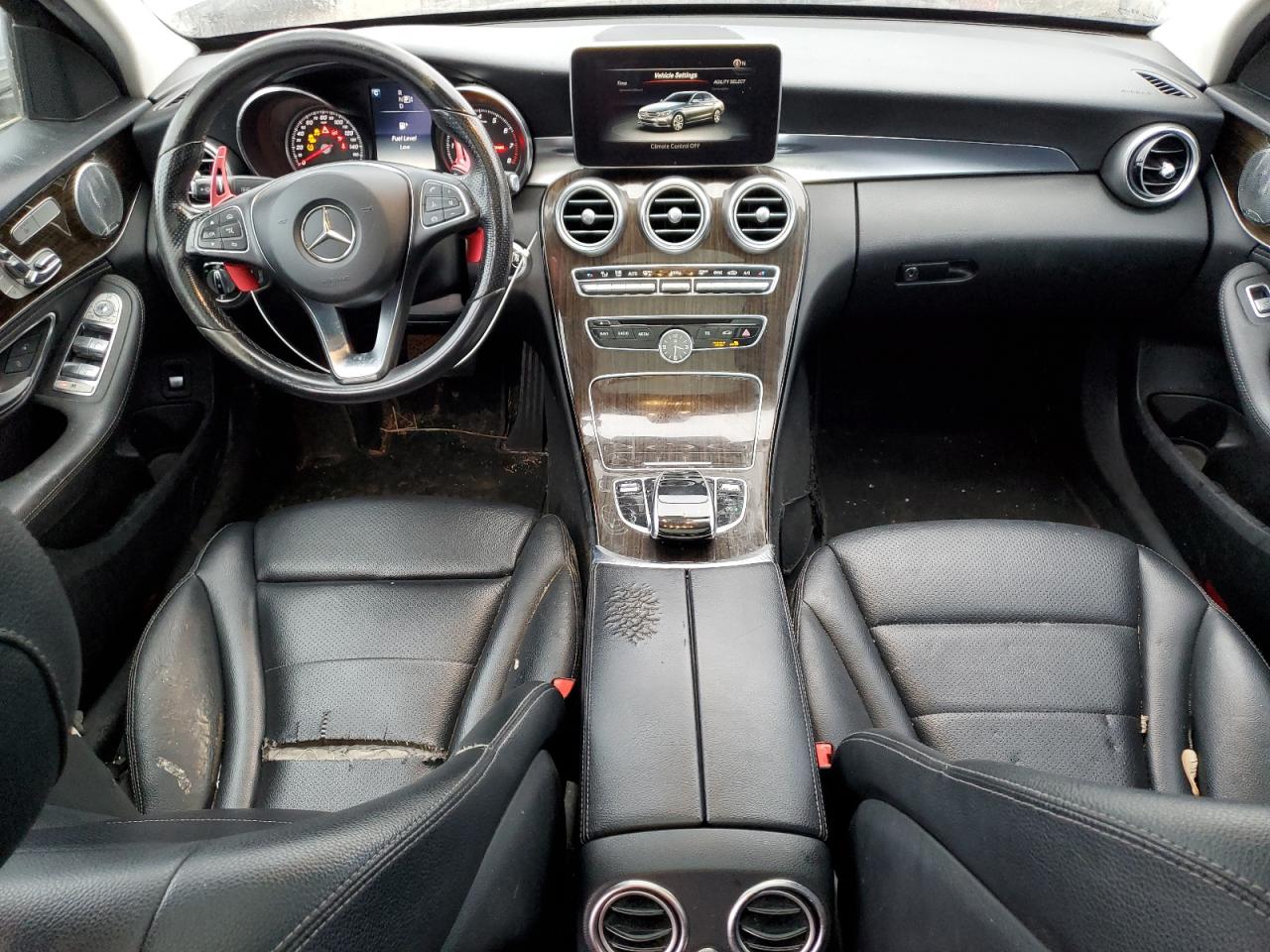 2015 Mercedes-Benz C-klasse VIN 55SWF4KB4FU000414 Copart auction photo, mechanical / rear end damage thumbnail 8