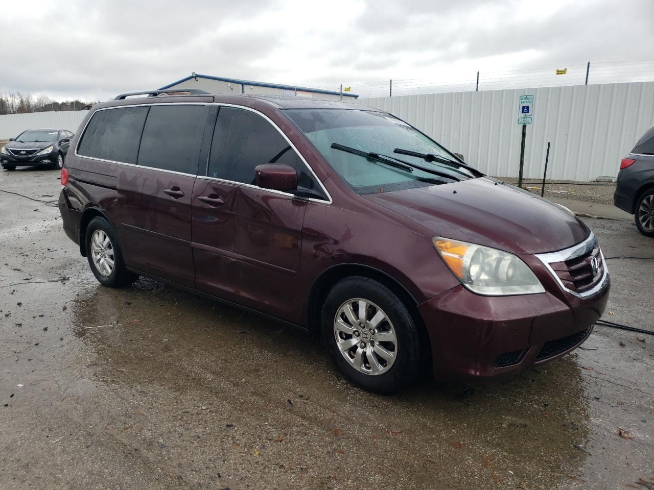 2010 Honda Odyssey VIN 5FNRL3H72AB076128 Copart auction photo, rear end / side damage thumbnail 4