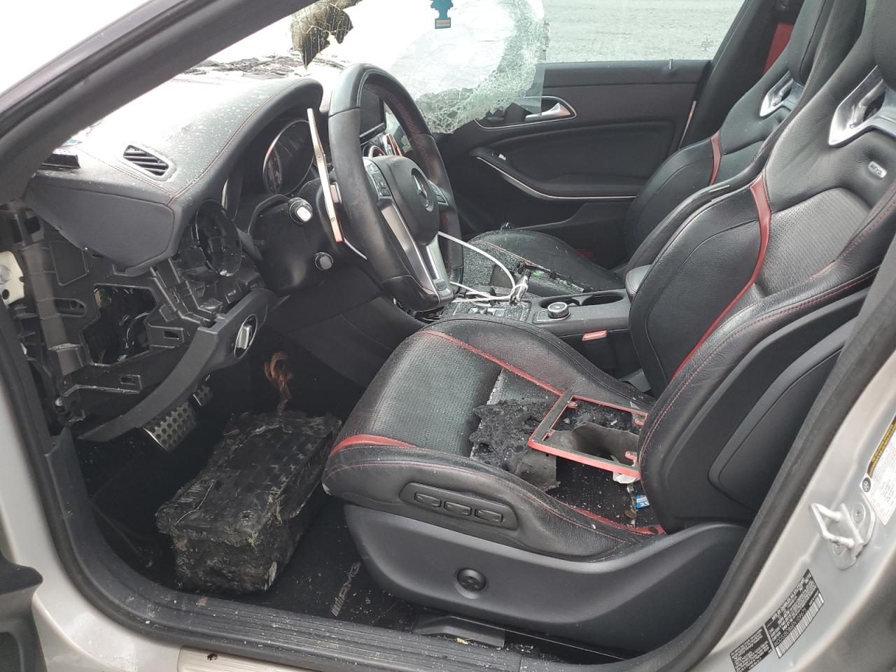 2014 Mercedes-Benz CLA-klasse VIN WDDSJ5CB6EN109675 Copart auction photo, burn - engine damage thumbnail 7