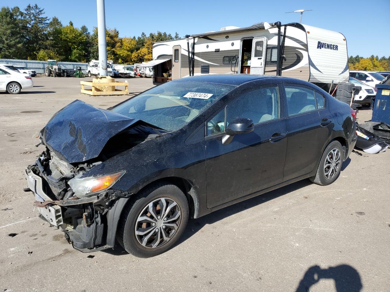 2012 Honda Civic VIN 19XFB2F50CE101330