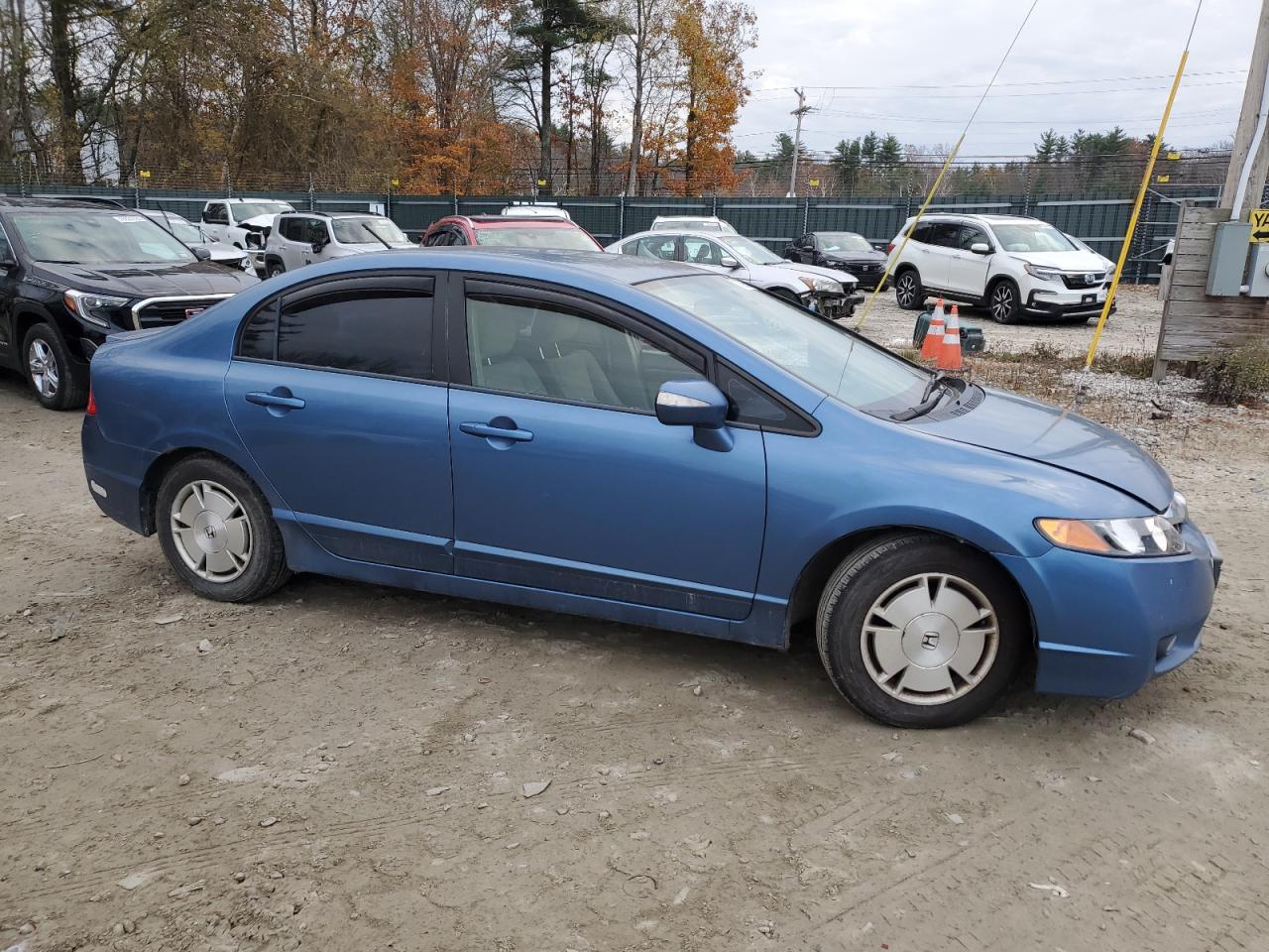 2009 Honda Civic VIN JHMFA36259S014431 Copart auction photo, side damage thumbnail 4