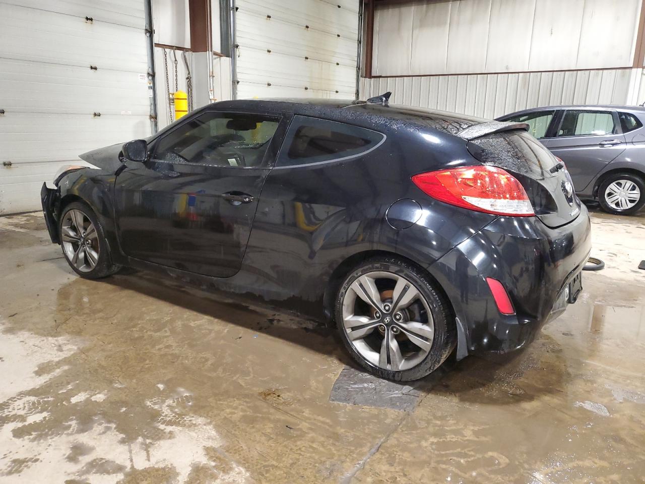 2013 Hyundai Veloster VIN KMHTC6AD5DU084707 Copart auction photo, front end damage thumbnail 2