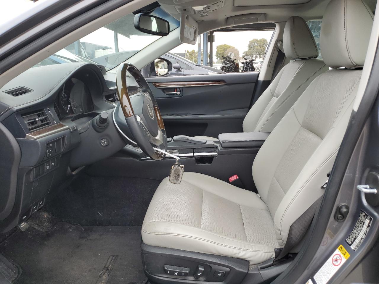 2015 Lexus ES VIN JTHBK1GGXF2193412 Copart auction photo, rear end / side damage thumbnail 7