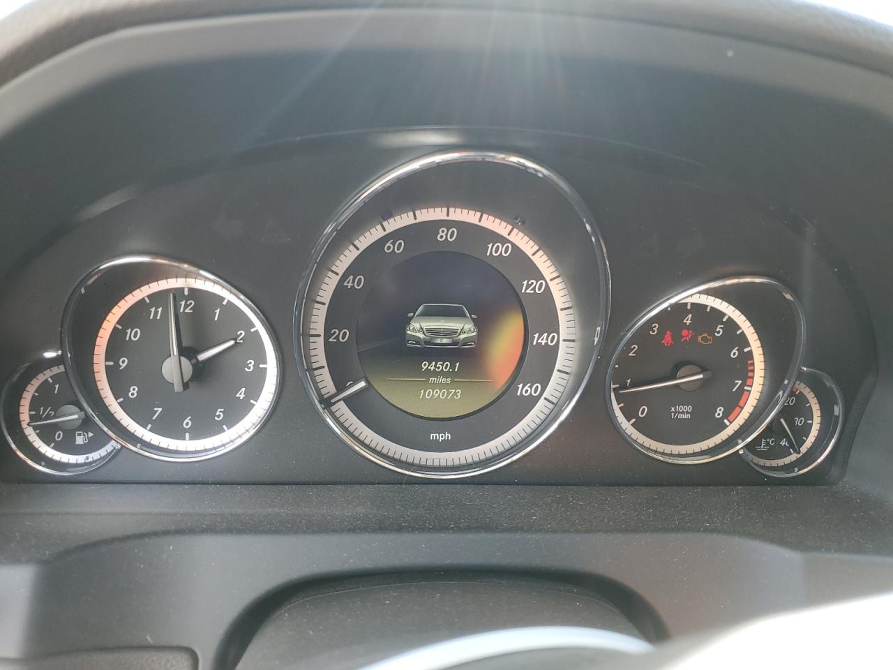 2012 Mercedes-Benz E-klasse VIN WDDKK5KF6CF140594 Copart auction photo, front end damage thumbnail 9