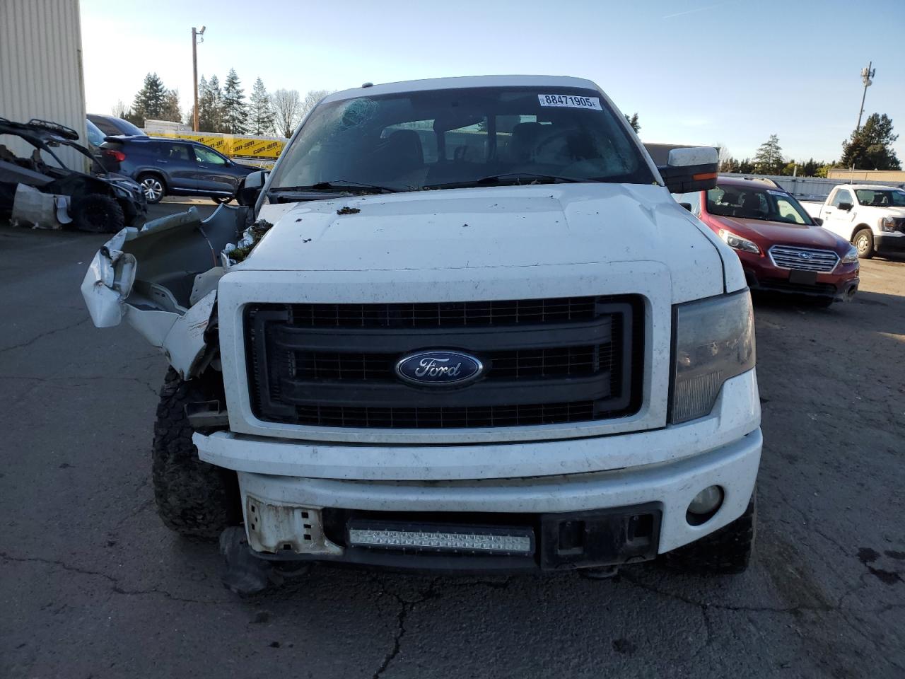 2013 Ford F-150 VIN 1FTFW1ET8DKF50266 Copart auction photo, front end / all over damage thumbnail 5