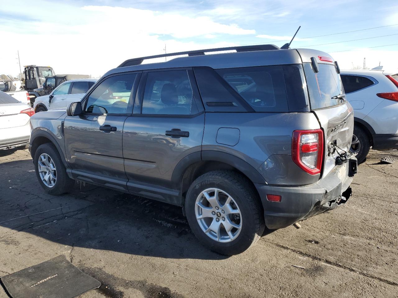 2022 Ford Bronco VIN 3FMCR9A64NRD01349 Copart auction photo, rear end damage thumbnail 2