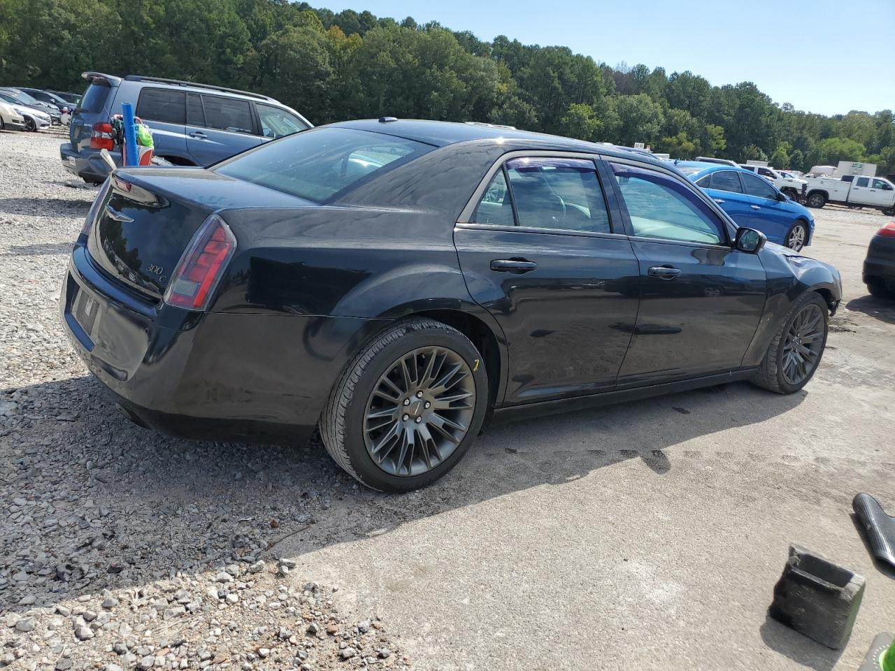 2013 Chrysler 300 VIN 2C3CCADT6DH682922 Copart auction photo, front end / top/roof damage thumbnail 3