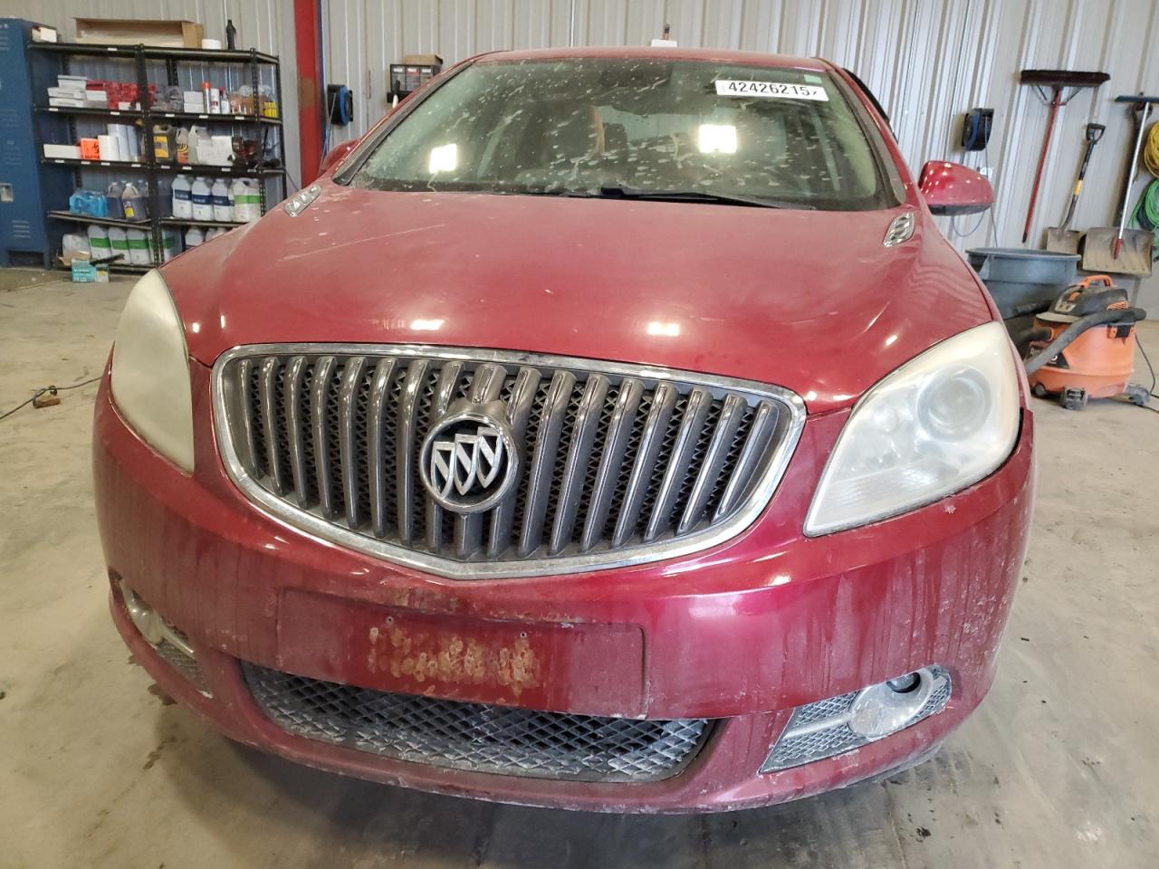 2013 Buick Verano VIN 1G4PP5SK1D4242876 Copart auction photo, side / front end damage thumbnail 5