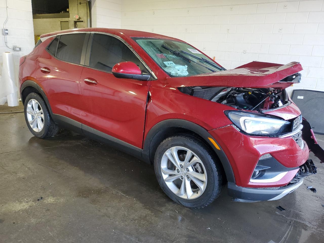2020 Buick Encore VIN KL4MMBS22LB120515 Copart auction photo, front end / side damage thumbnail 4