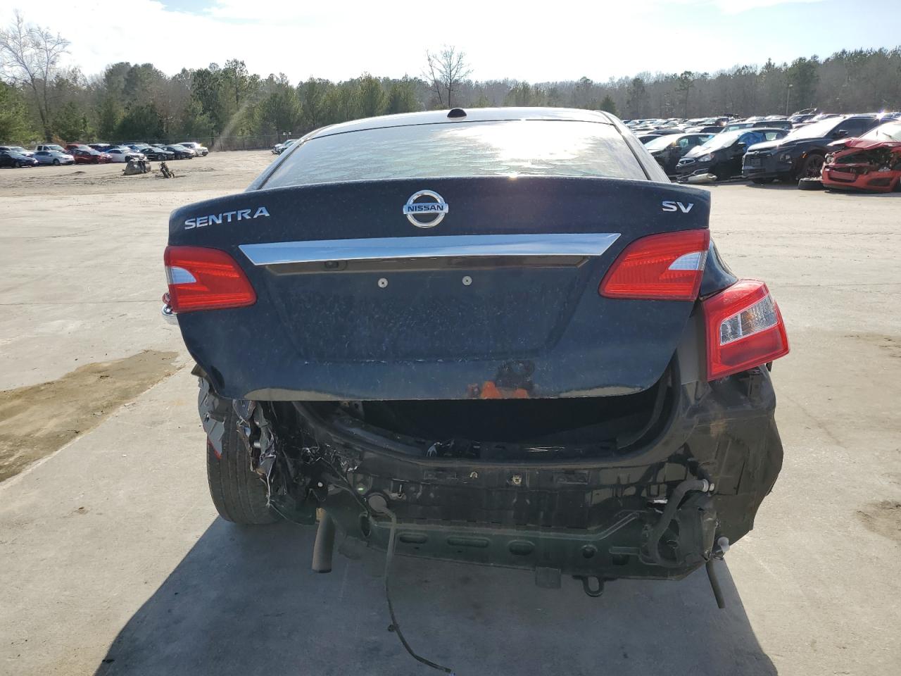 2019 Nissan Sentra VIN 3N1AB7AP0KL613649 Copart auction photo, rear end damage thumbnail 6