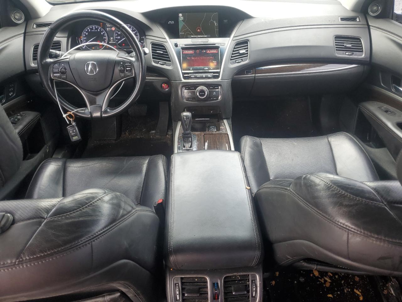 2015 Acura RLX VIN JH4KC1F54FC000422 Copart auction photo, front end / side damage thumbnail 8