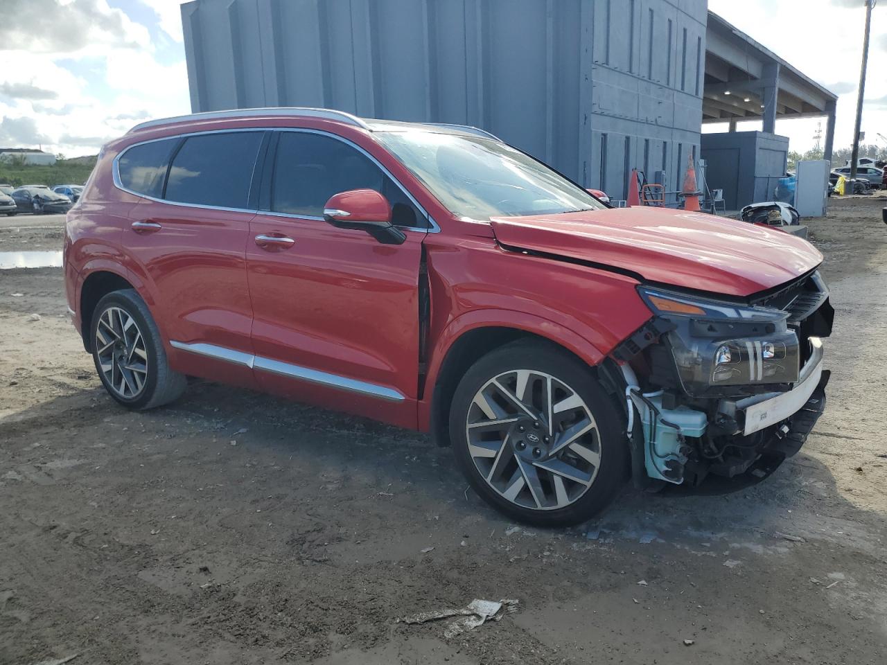 2023 Hyundai Santa Fe VIN 5NMS54AL4PH540407 Copart auction photo, front end / minor dent/scratches damage thumbnail 4
