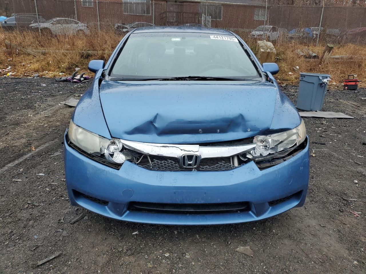 2009 Honda Civic VIN 2HGFA16589H363091 Copart auction photo, front end / side damage thumbnail 5