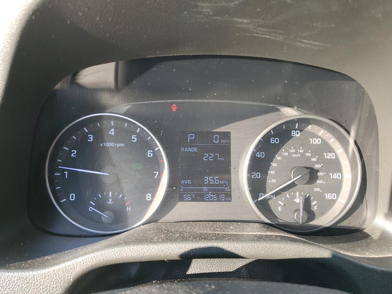 2017 Hyundai Elantra VIN 5NPD84LF4HH072223 Copart auction photo, side damage thumbnail 9