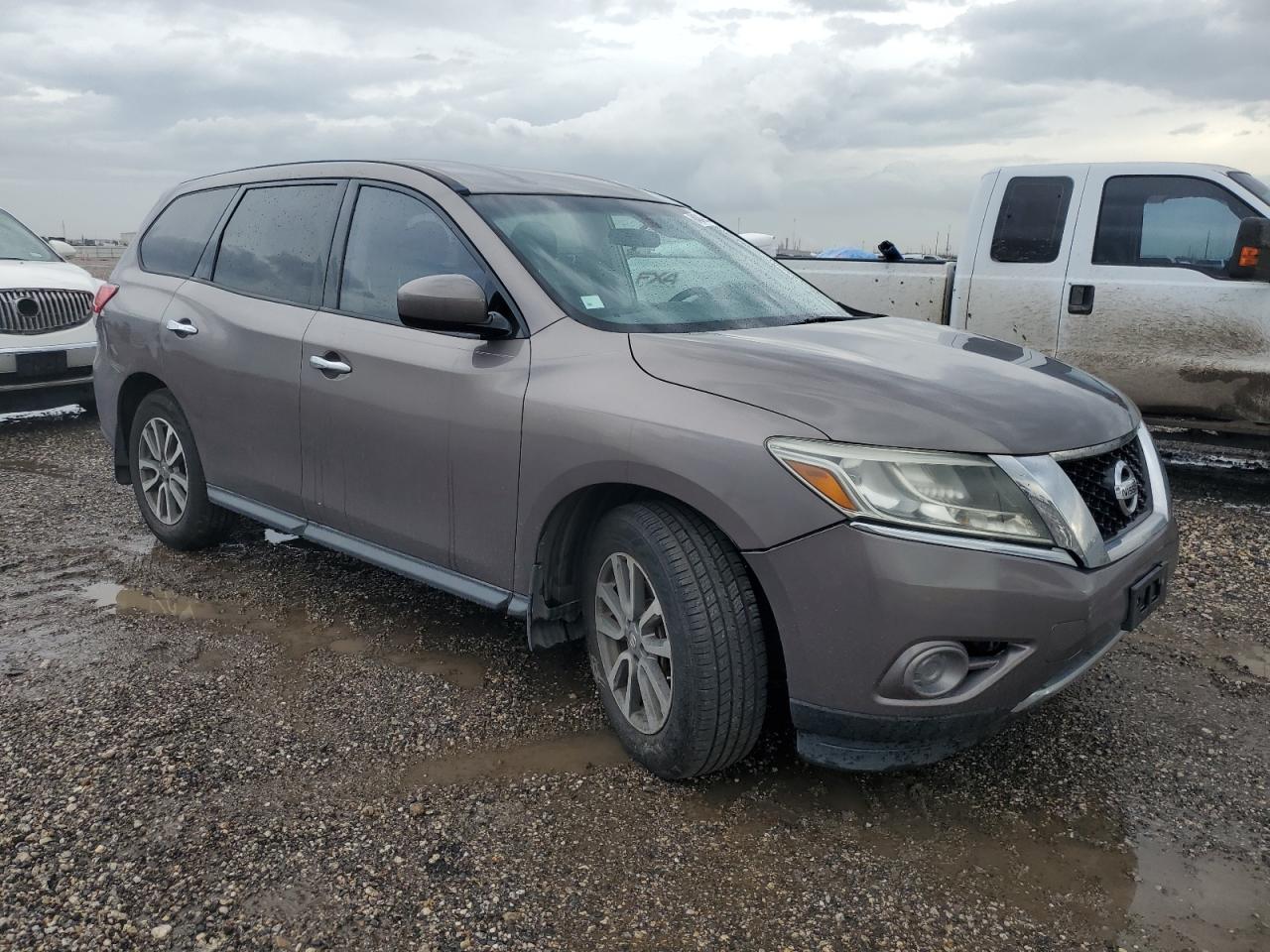 2014 Nissan Pathfinder VIN 5N1AR2MN6EC639416 Copart auction photo, rear end / front end damage thumbnail 4