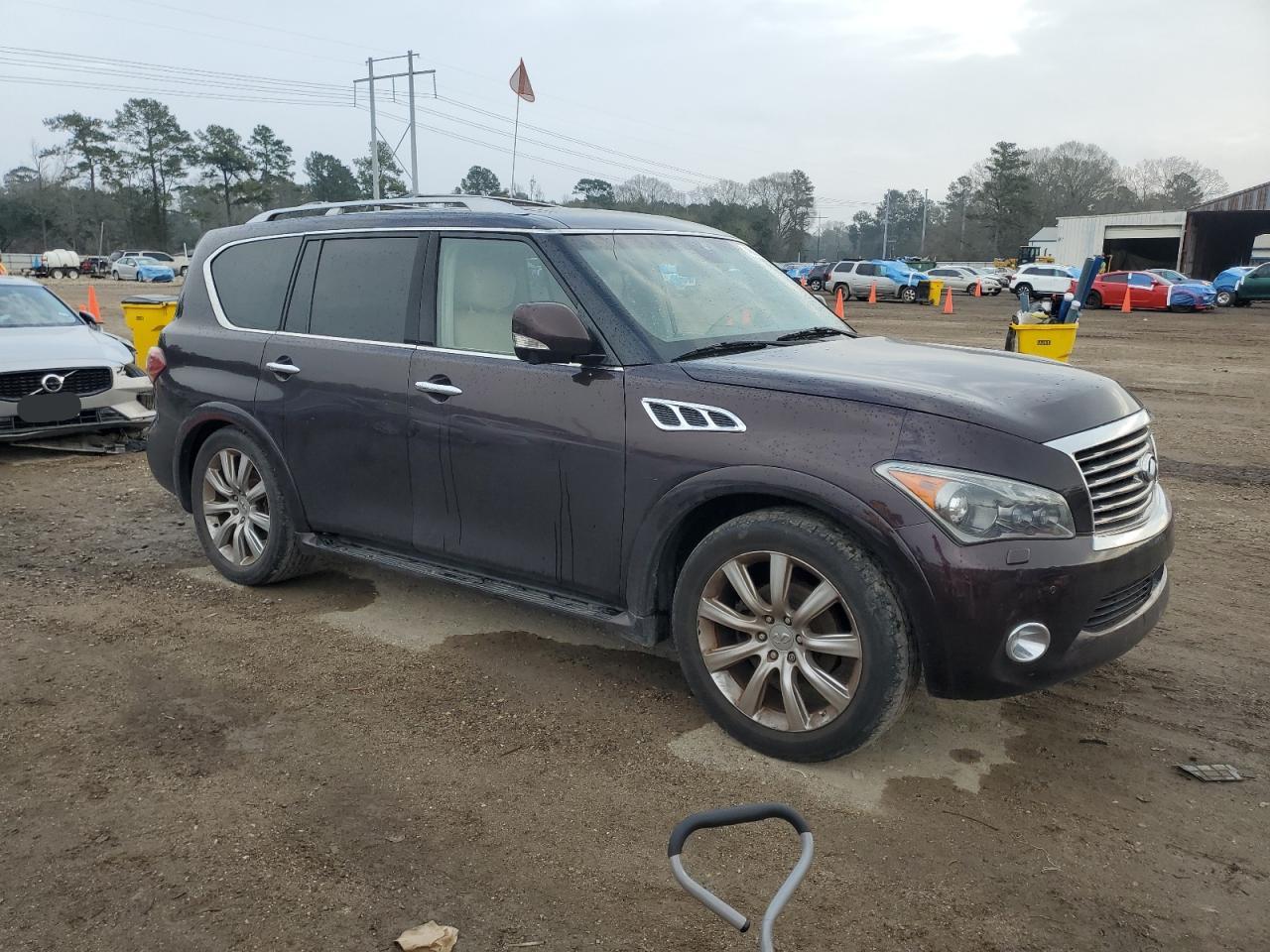 2013 Infiniti QX56 VIN JN8AZ2NE0D9042474 Copart auction photo, minor dent/scratches damage thumbnail 4