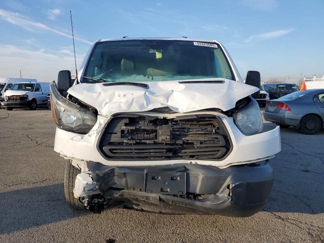 2015 Ford Transit VIN 1FTNE2YM3FKB26327 Copart auction photo, front end damage thumbnail 5