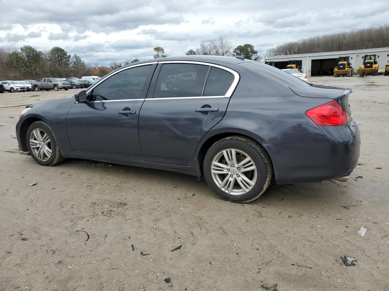2011 Infiniti G VIN JN1CV6AR1BM404616 Copart auction photo, side / minor dent/scratches damage thumbnail 2
