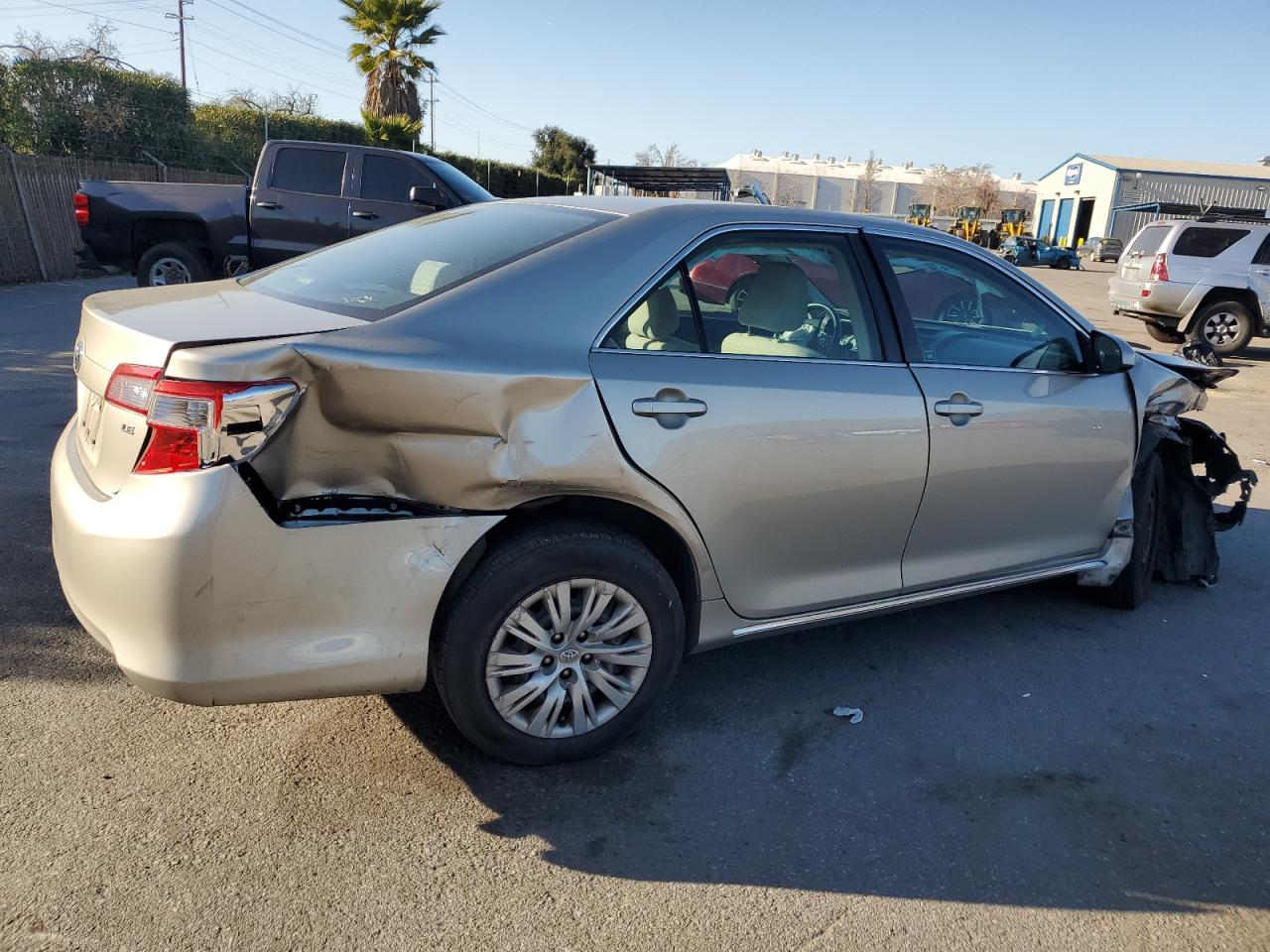 2013 Toyota Camry VIN 4T4BF1FK6DR319800 Copart auction photo, all over damage thumbnail 3