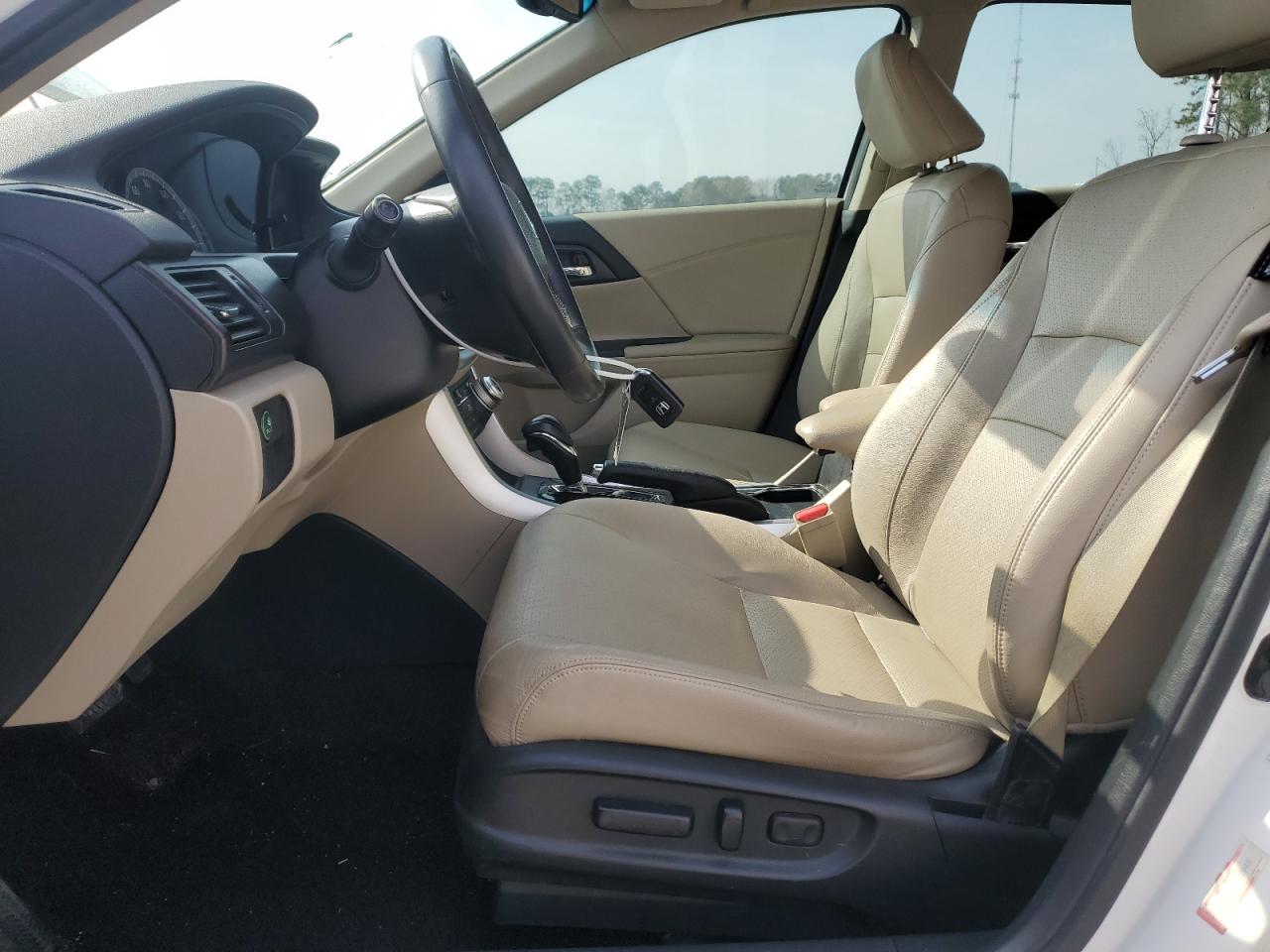 2014 Honda Accord VIN 1HGCR3F90EA030631 Copart auction photo, rear end / front end damage thumbnail 7