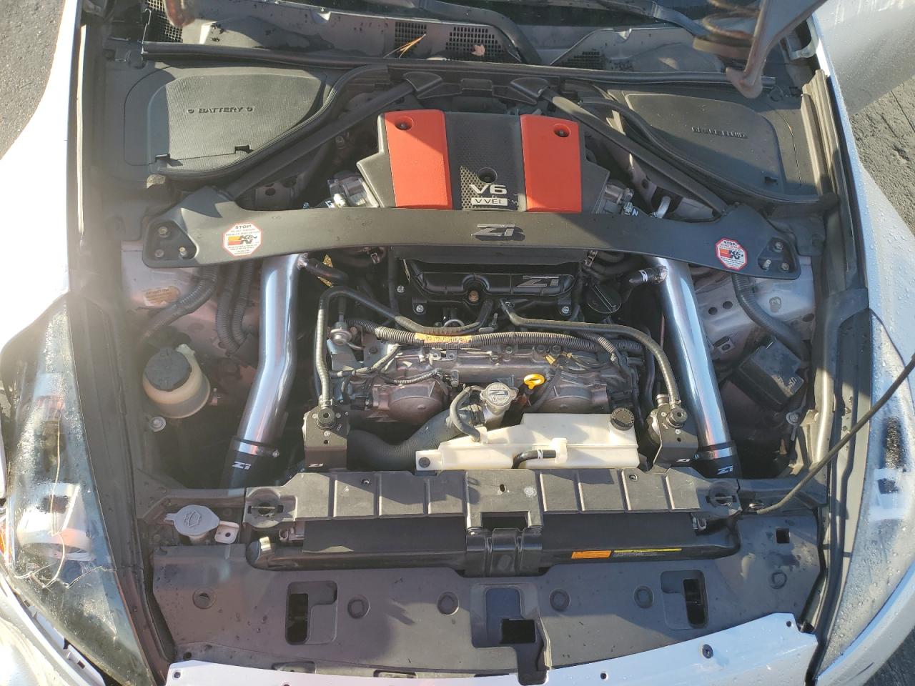 2009 Nissan 370Z VIN JN1AZ44E29M400786 Copart auction photo, side / front end damage thumbnail 11