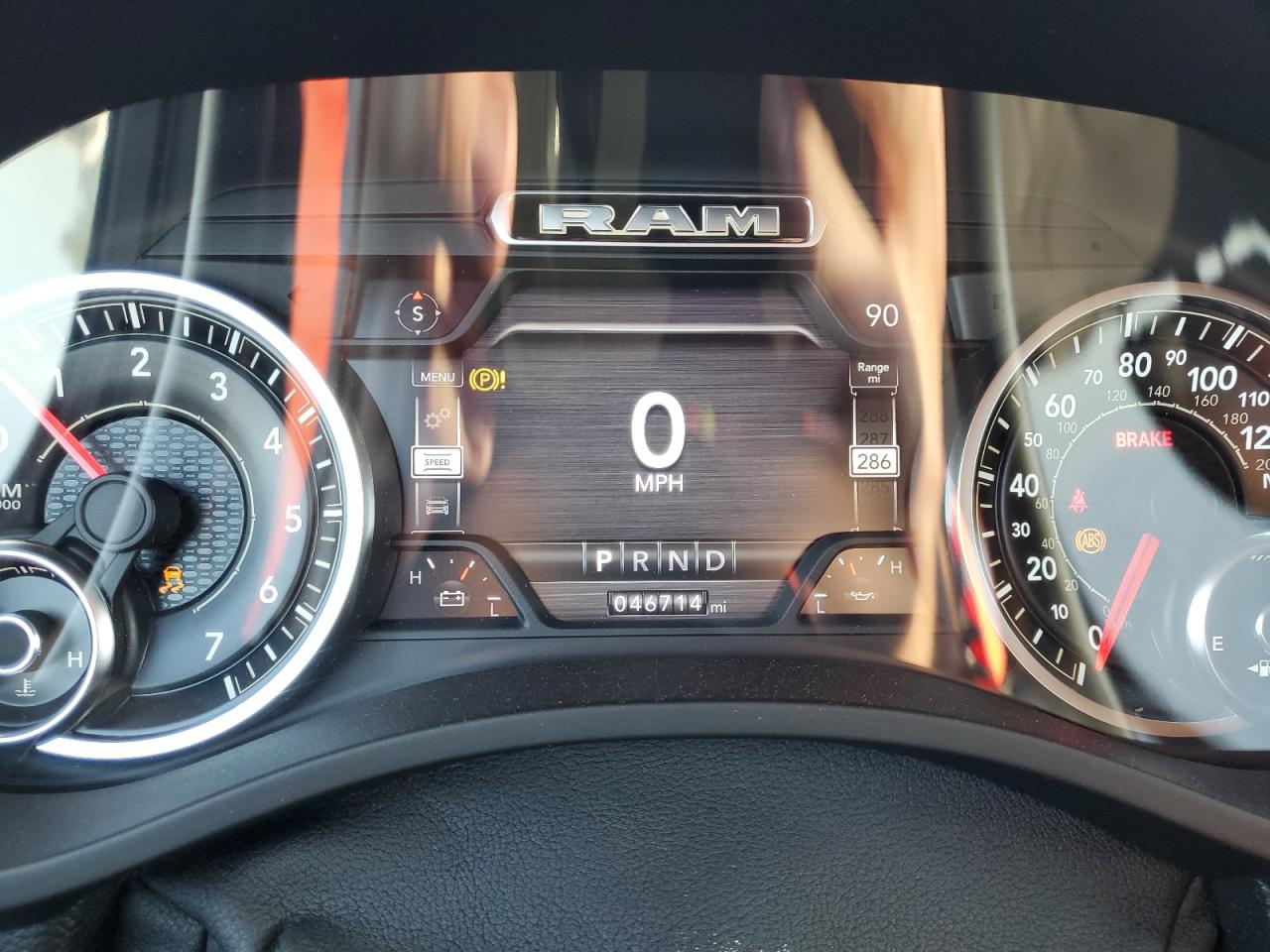 2019 RAM 1500 VIN 1C6RREBT3KN680197 Copart auction photo, rear end damage thumbnail 9