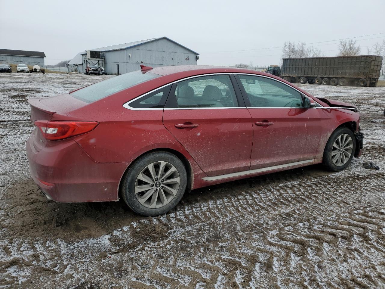 2015 Hyundai Sonata VIN 5NPE34AF1FH219617 Copart auction photo, front end damage thumbnail 3