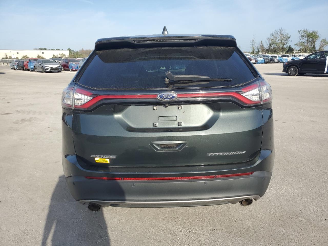 2015 Ford Edge VIN 2FMPK3K81FBC29660 Copart auction photo, front end / side damage thumbnail 6