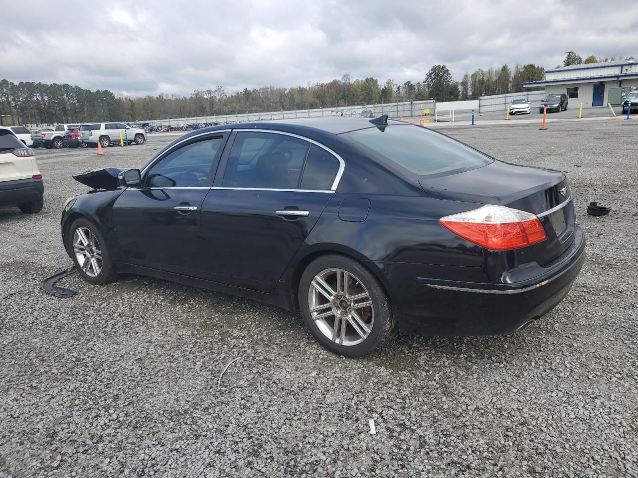 2009 Hyundai Genesis VIN KMHGC46E69U030279 Copart auction photo, front end damage thumbnail 2
