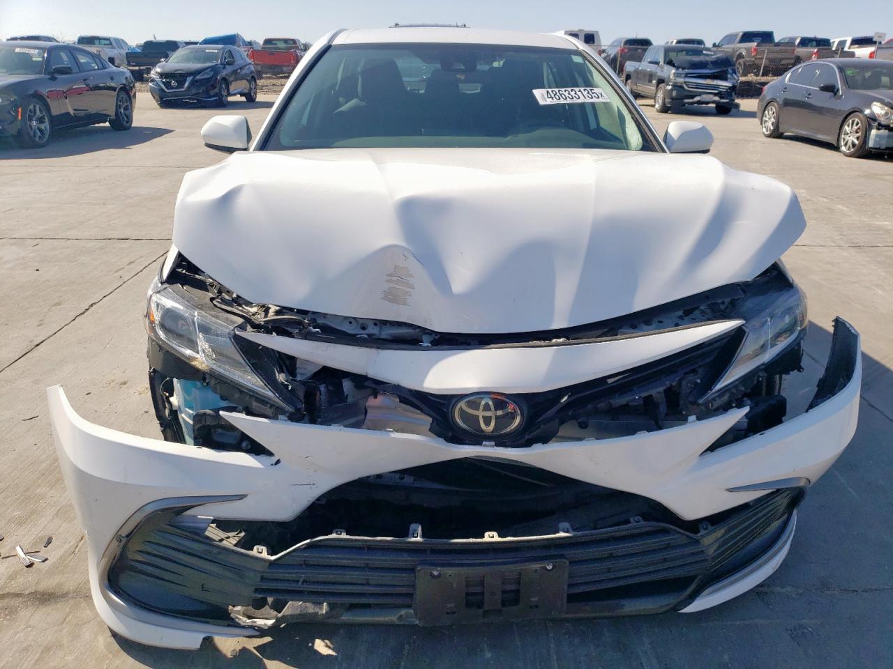 2021 Toyota Camry VIN 4T1C11AKXMU563311 Copart auction photo, front end damage thumbnail 5
