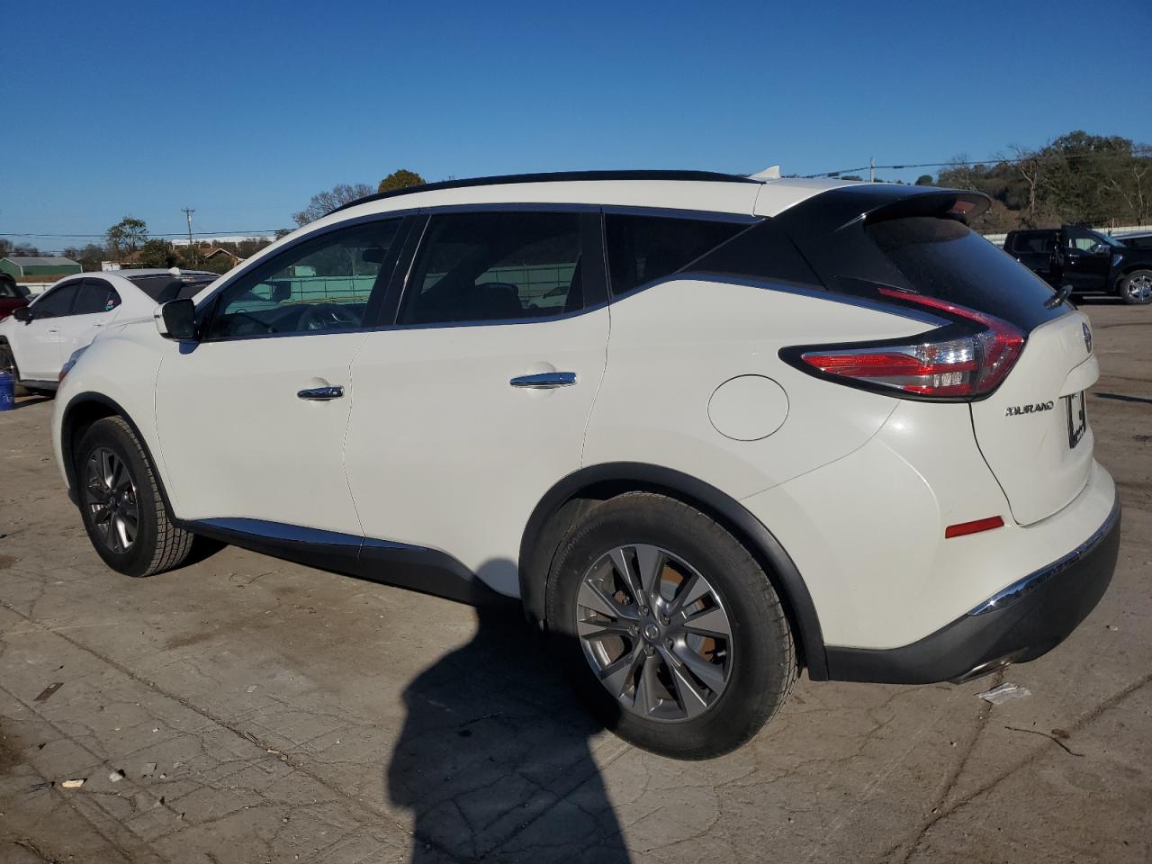 2015 Nissan Murano VIN 5N1AZ2MH0FN256989 Copart auction photo, side / front end damage thumbnail 2