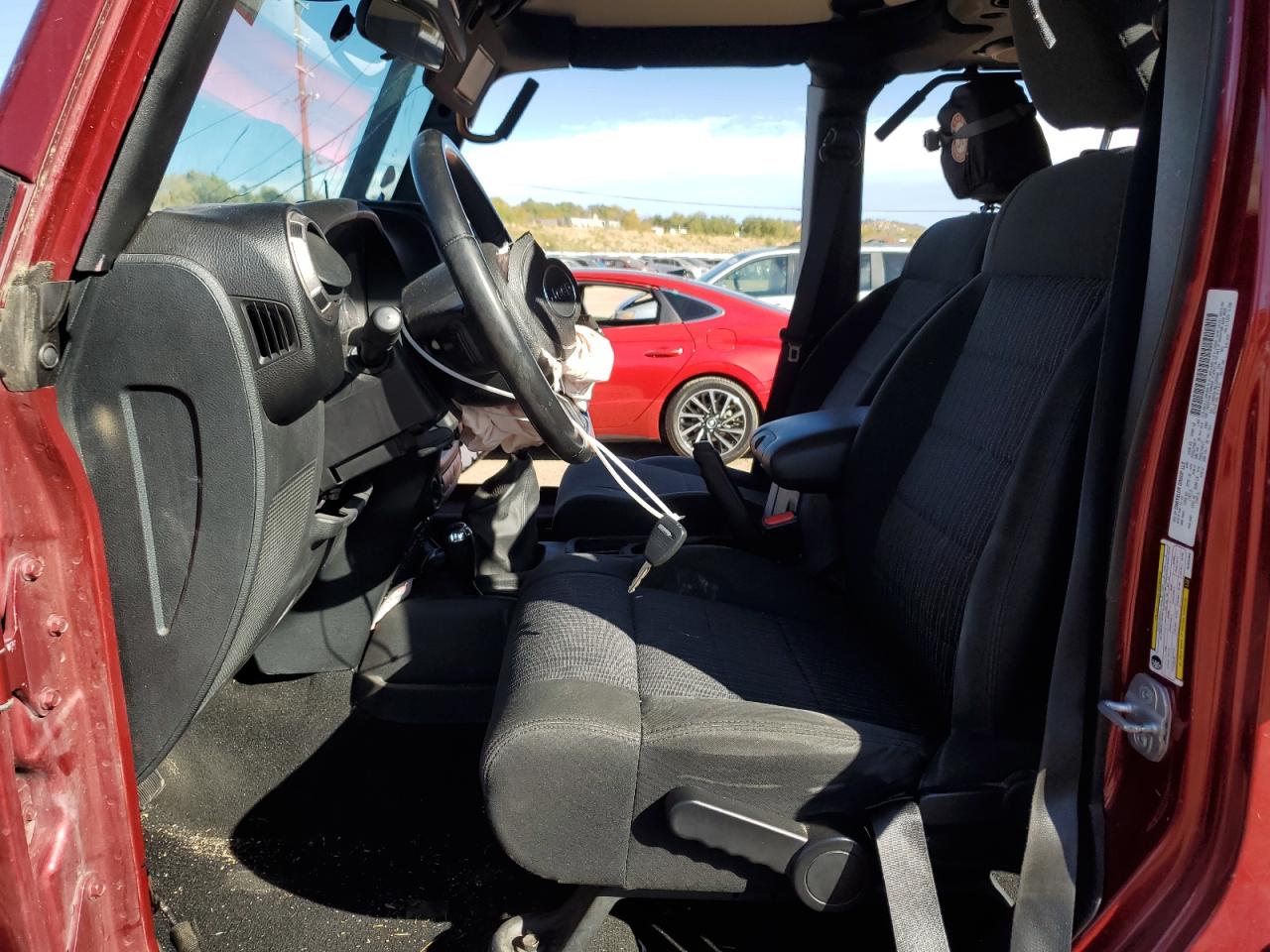 2011 Jeep Wrangler VIN 1J4BA3H18BL525906 Copart auction photo, front end / side damage thumbnail 7