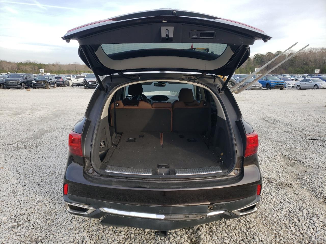 2018 Acura MDX VIN 5J8YD3H5XJL002185 Copart auction photo, front end / rear end damage thumbnail 6