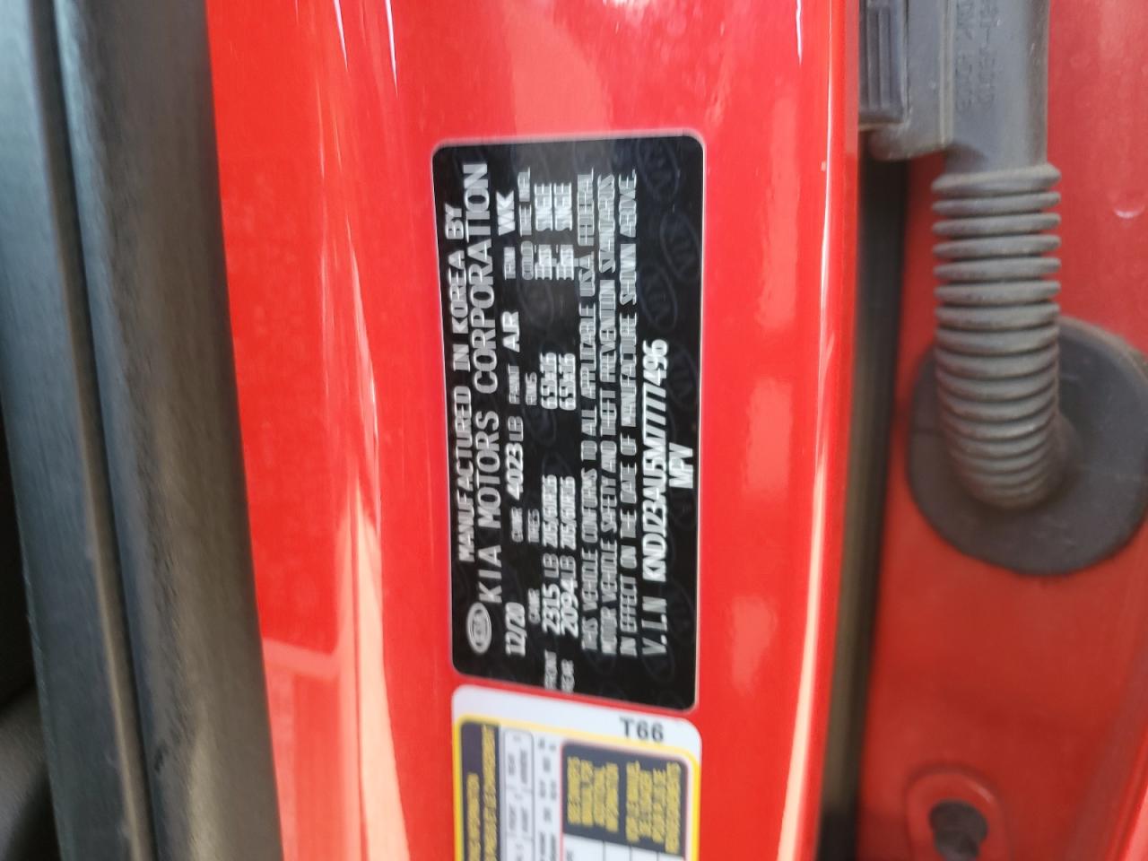 2021 KIA Soul VIN KNDJ23AU5M7777496 Copart auction photo, front end damage thumbnail 13