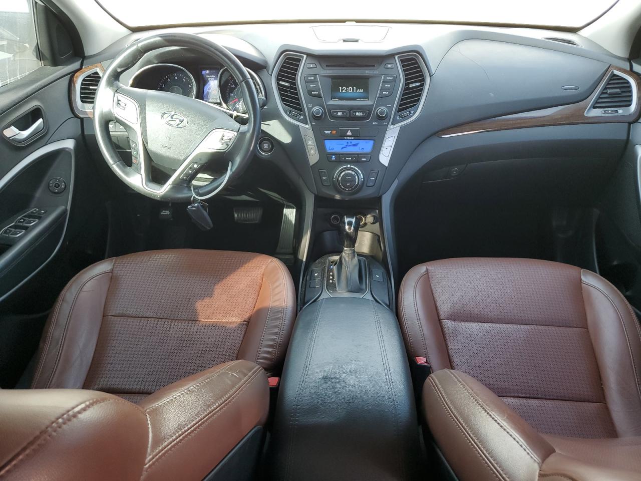 2014 Hyundai Santa Fe VIN 5XYZU3LA9EG178654 Copart auction photo, front end damage thumbnail 8