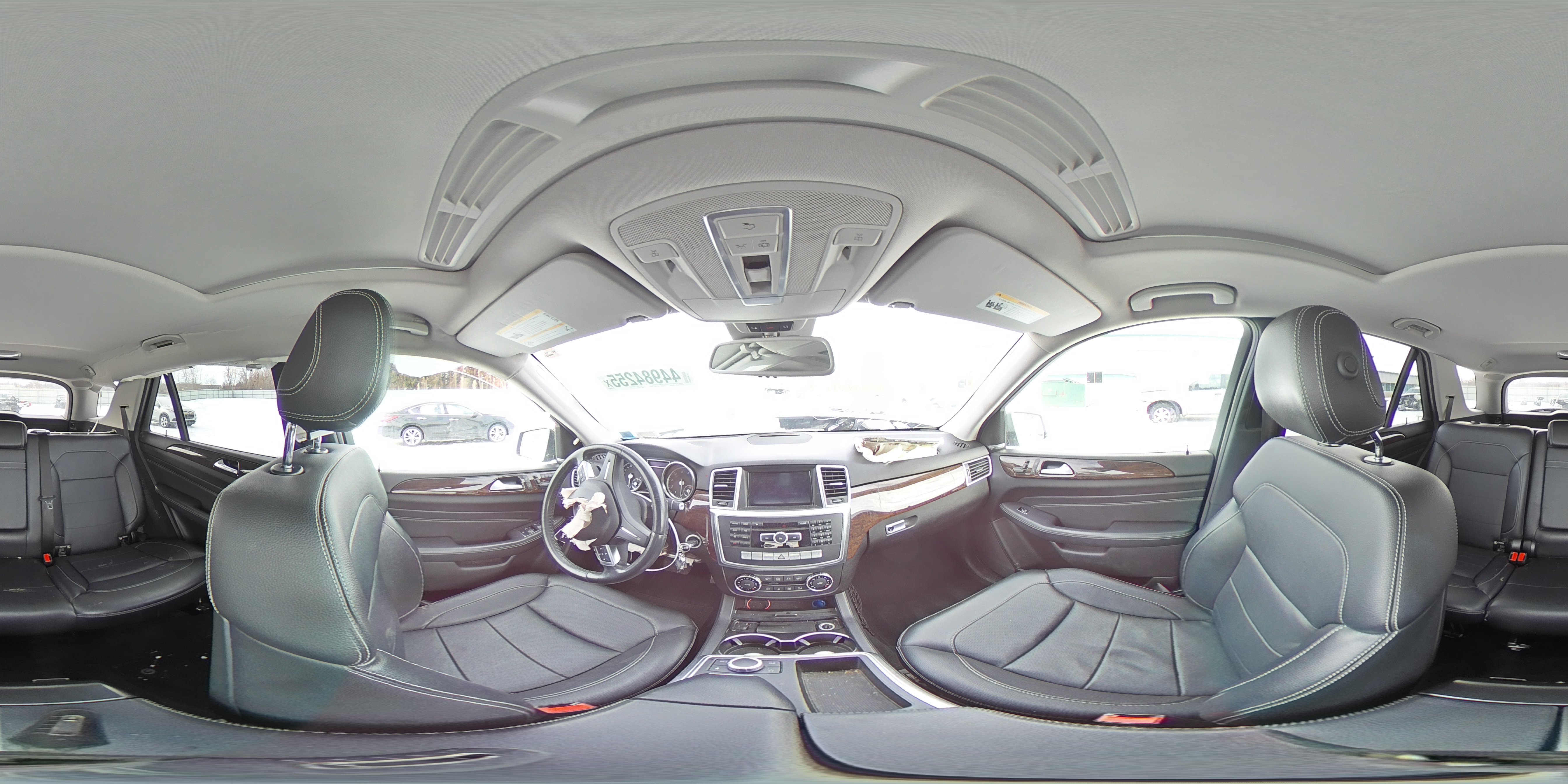 2014 Mercedes-Benz M-klasse VIN 4JGDA5HB3EA395273 Copart auction photo, front end damage thumbnail 13