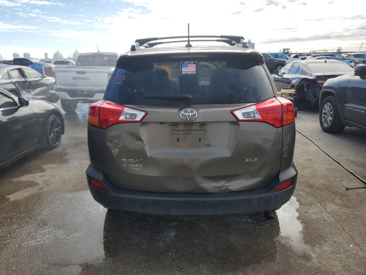 2013 Toyota RAV 4 VIN 2T3WFREV6DW005254 Copart auction photo, front end / rear end damage thumbnail 6