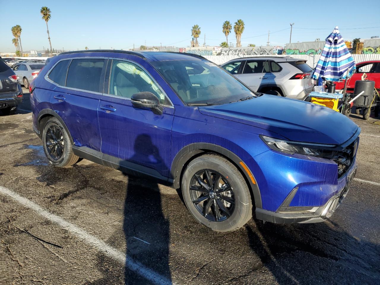 2024 Honda CR-V VIN 7FARS5H53RE034225 Copart auction photo, side damage thumbnail 4