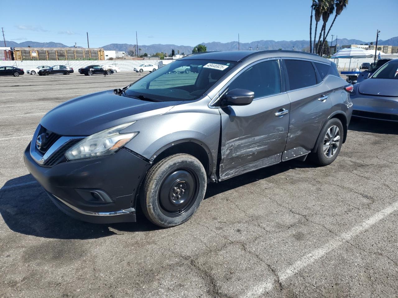 2015 Nissan Murano VIN 5N1AZ2MG2FN229638 - Copart auction photo
