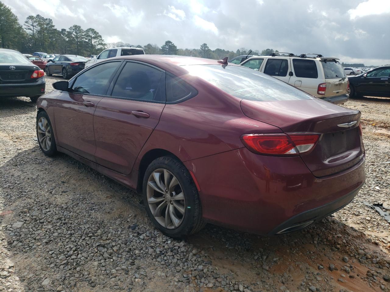 2015 Chrysler 200 VIN 1C3CCCBG4FN551466 Copart auction photo, stripped damage thumbnail 2