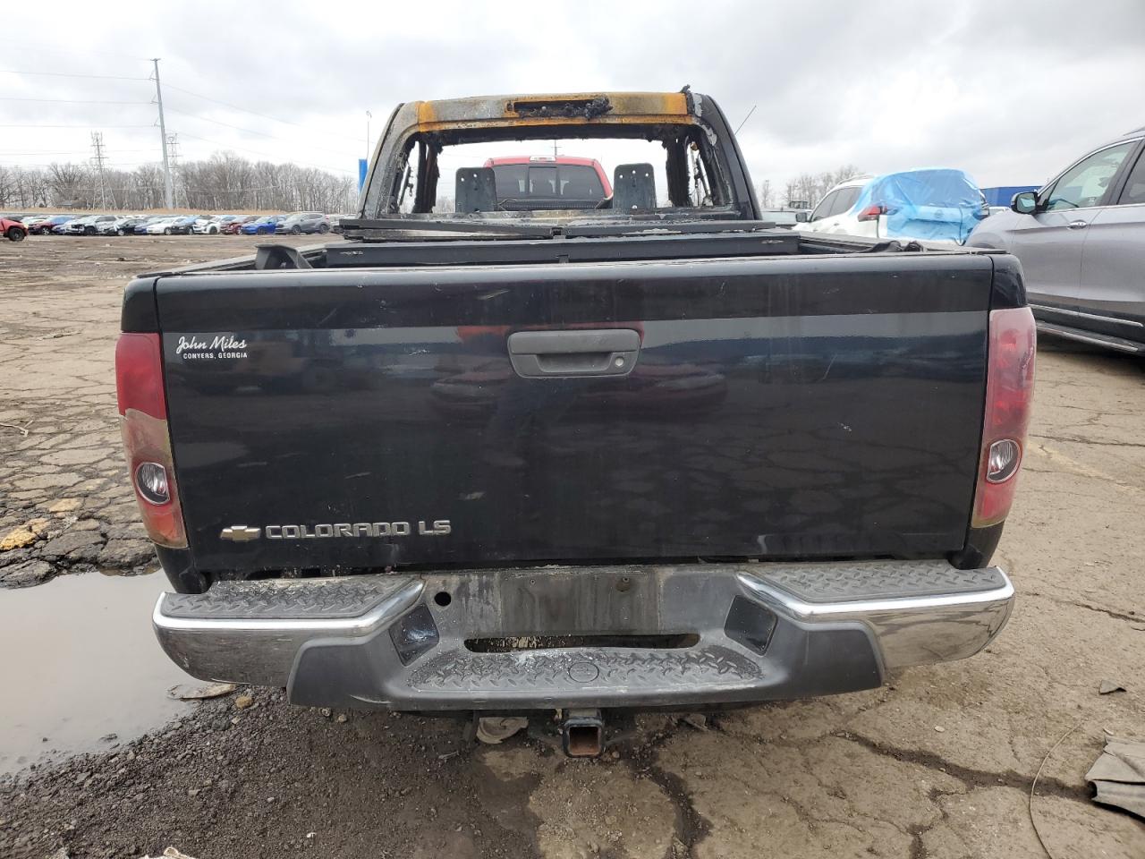2005 Chevrolet Colorado VIN 1GCDS196258106855 Copart auction photo, burn damage thumbnail 6