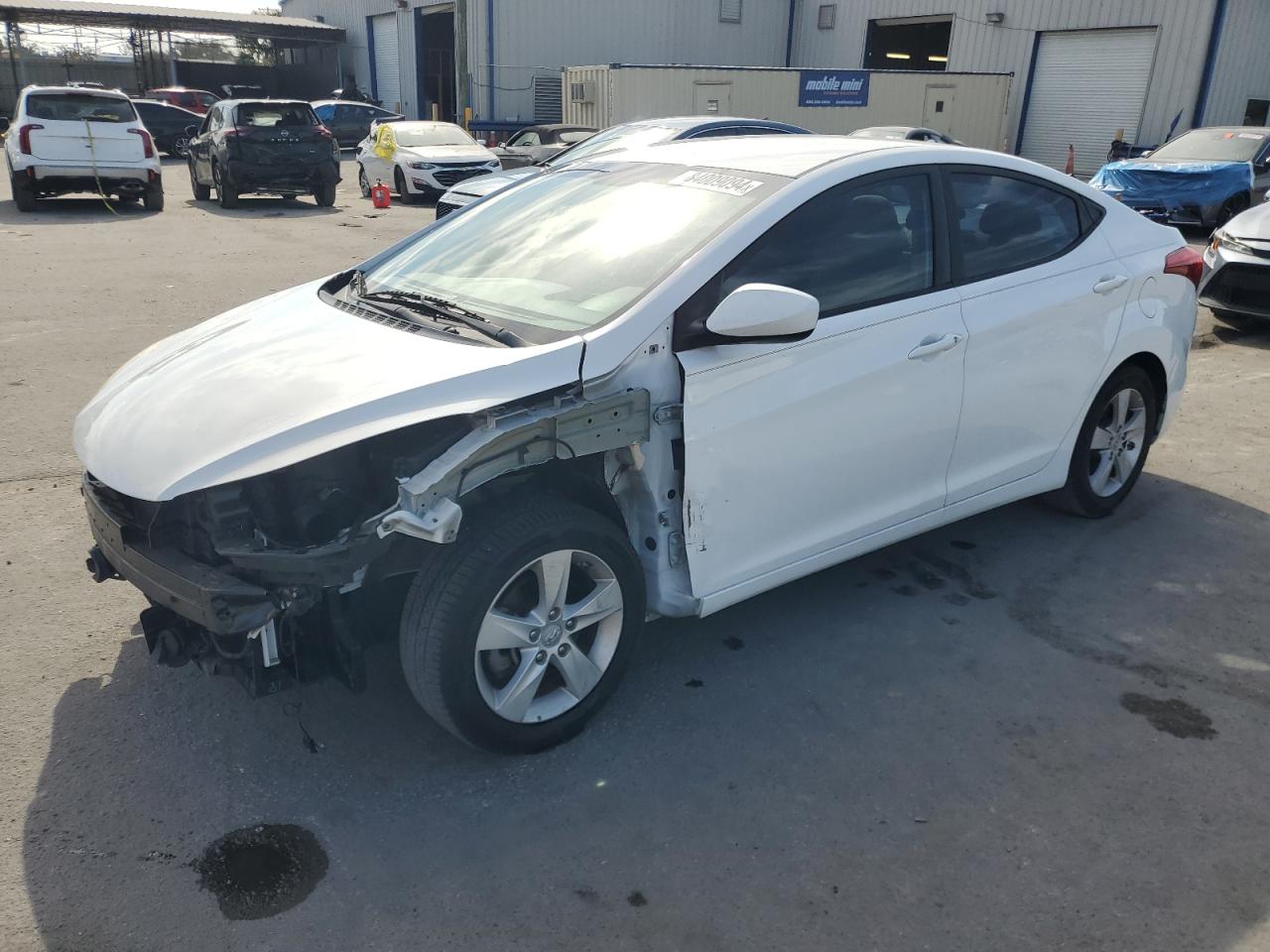 2013 Hyundai Elantra VIN 5NPDH4AEXDH447391