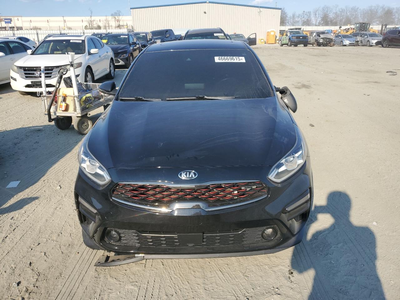 2021 KIA Forte VIN 3KPF44AC9ME274440 Copart auction photo, side damage thumbnail 5